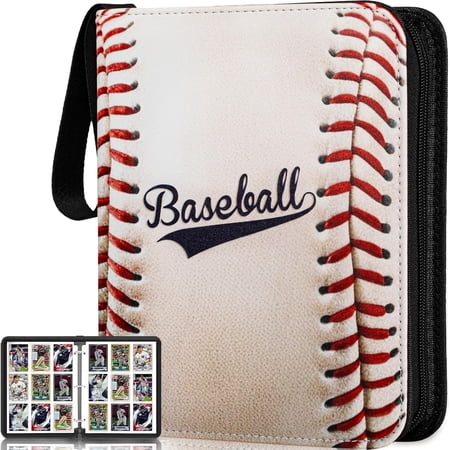 Baseball Card Binder,2025-2026 Sports Trading Card with Sleeves Holder Album,990 Pockets Baseball Card Holder Sheets Display Storage Protectors for Collectors Boys and Girls Gift