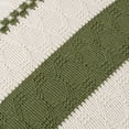 thumbnail image 2 of Fancy Homi Set of 2 Boho Moss Green Decorative Throw Pillow Cover 18x18 inch for Couch Bed Sofa, Aesthetic Modern Organic Farmhouse Home Decor, Soft Cotton Cute Accent Macrame Woven Cushion Case, 2 of 6