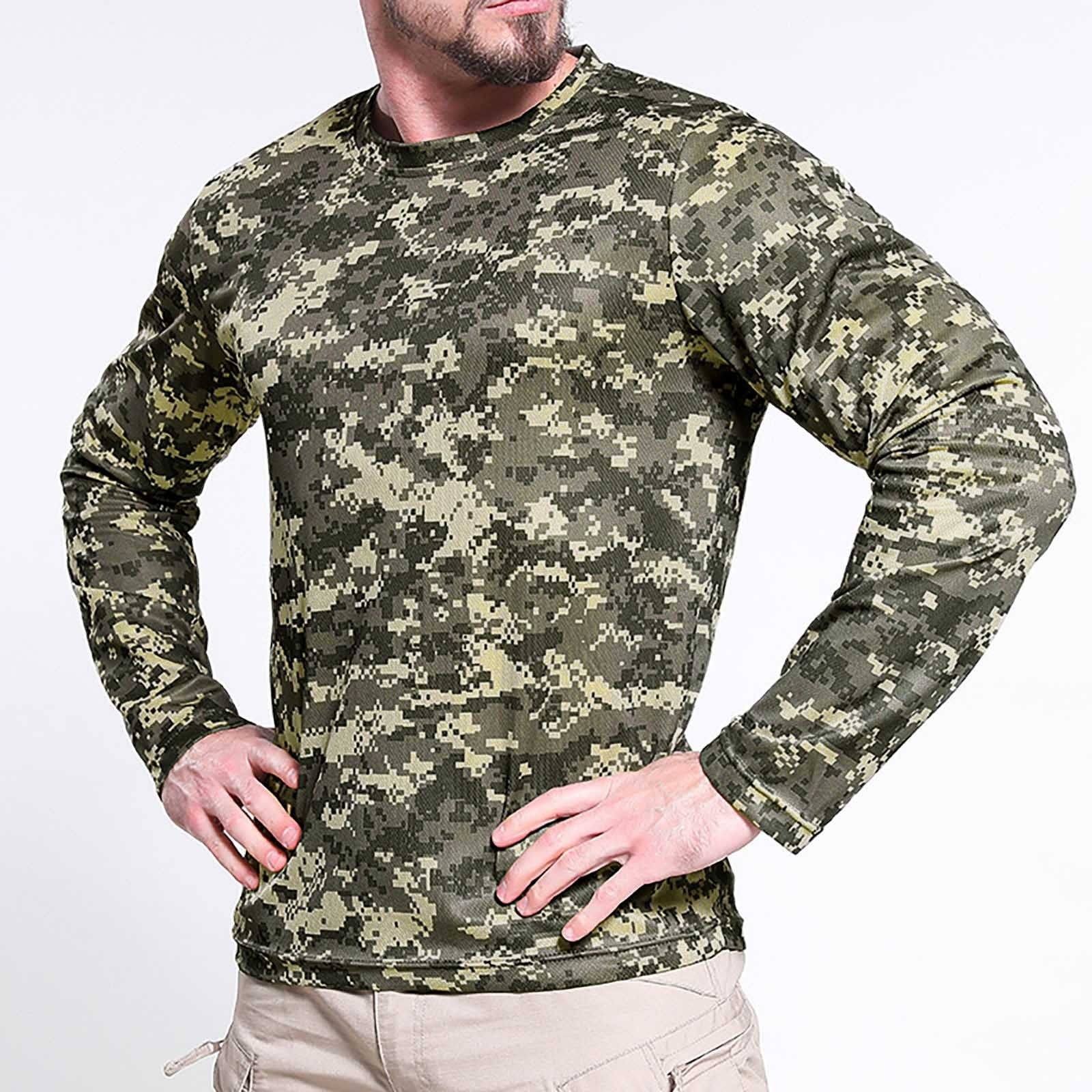 Chemise Homme Anti UV Randonnée Veste de Protection Solaire à Capuche Tee Shirt Anti-UV UPF 50 Hommes Manche Longue Léger Respirant Fonctionnel Séchage Rapide Rashguard Pullover de Pêche Plage
