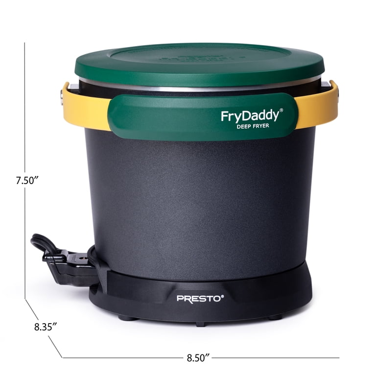 Friggitrice Elettrica 1200W – Antiaderente, Portatile, Con Coperchio A Scatto – Modello FryDaddy
