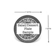 thumbnail image 2 of Polish Pottery Plate - Salad/Dessert (7 3/4") - Forget-Me-Knot, 2 of 3
