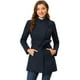 thumbnail image 1 of Abrigos Largos Con Cinturón De ManLarCon Cuello Alto Elegante De Invierno PaMujer Azul oscuro M, 1 of 5