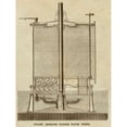 thumbnail image 3 of Inventions 15x18 Black Modern Framed Museum Art Print Titled - Collins Improved Turbine Water Wheel, 3 of 5