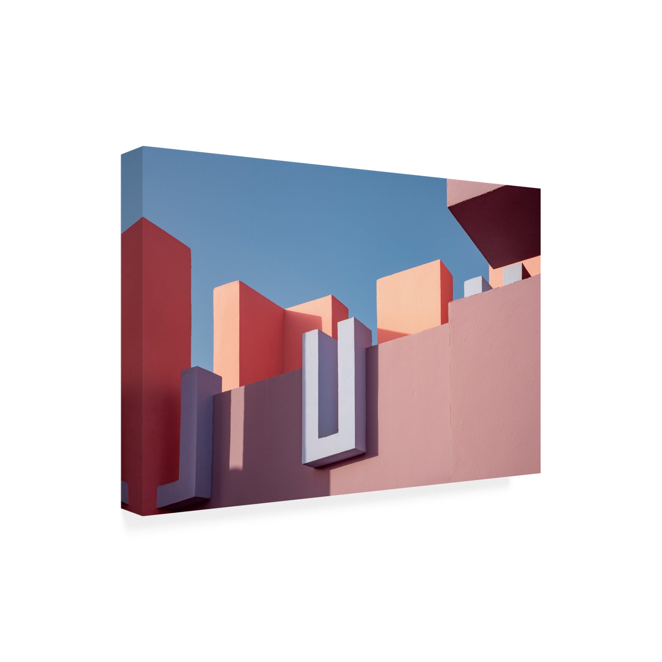 Trademark Fine Art Linda Wride  Muralla Roja 50 Canvas Wall Art