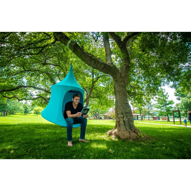 TreePod Lightweight Heavy Duty Canvas Lounger 6 Foot Hanging Day Bed Ivory Walmart