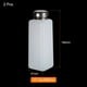 thumbnail image 2 of Botella dispensadora de alcohol de 2 piezas de 17 oz/500 ml, contenedor vacío, blanco, 2 of 5