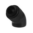 thumbnail image 1 of Hilos G1/4 Rosca de tornillo G1/4 Conector de latón de rotación de codo de 45 grados (negro) Tmvgtek Para estrenar, 1 of 8