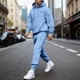 thumbnail image 1 of Ceisia Men's Loose Fit Hooded Sweatshirt & Jogger Pants Set | Casual Warm Two-Piece Tracksuit Gifts, 1 of 5