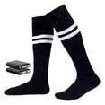 thumbnail image 3 of Calcetines calefactados,Calcetines térmicos recargables para calentar los pies en invierno,Calcetines largos de tubo térmicos y cómodos para calentar los pies,Calcetines Raya, 3 of 8