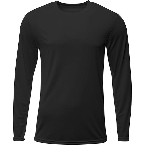 A4 N3425 Mens Sprint Long Sleeve Tee - Lt Blue - 3XL