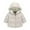 Grey, variant on Mercatoo Toddler Girls Winter Jacket Coat Hooded Fleece Lined Warm Outerwear Baby Windbreaker Jacket for 1 to 5 Years