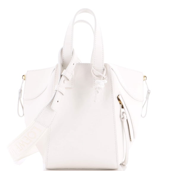 Pre-Owned Loewe Monochrome Hammock Bag Leather Compact By Rebag