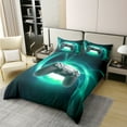 thumbnail image 2 of Erosebridal Gamer 100% Cotton Comforter Cover Full,Video Gaming Bedding Full Size,Gradient Bedroom Decor,Reversible,Lightweight,3-Piece(No Comforter), 2 of 6