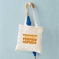 thumbnail image 4 of CafePress - Organist Powered By Pumpkin Spice Tote Bag - Unisex Canvas Tote Bag, Beige, 1-Piece, 4 of 6
