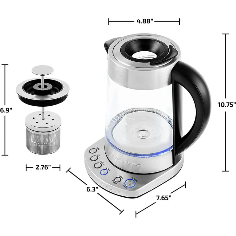 1.5 L Glass Tea Kettle Stainless Steel KEK1322SS