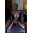 thumbnail image 1 of Men's Slim Fit Zipper Silk Body Suit With U-Shaped Cover And Long Tube Socks, 1 of 6