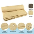 Shade Fabric Sun Shade Cloth Privacy Screen with Grommets for Patio Garden Pergola Cover Canopy
