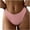 Pink, variant on Bigersell Open Crotch Panties Clearance Seamless Panties Women Thong Panty Style P-1853 Nylon Brief Panties Ladies Thongs Briefs Mid Waist Women's Briefs Black S