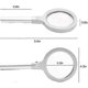 thumbnail image 2 of Lighted Magnifying Glasses 10X Magnifying Loupe Large Loupe with 12 Level LED Aluminum Alloy Shell, 2 of 5