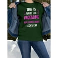 thumbnail image 2 of Awesome Real Estate Agent Sweatshirt Women -Smartprints Designs, Female Medium, 2 of 4