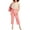 Coral, variant on Bar III Womens Plus Textured High Rise Cropped Pants Barley Field 20W