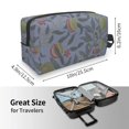 thumbnail image 4 of XMXT Large Capacity Makeup Pouch Bag, Fruit Plant Purple Print Make Up Storage Bag Cosmetic Travel Toiletry Bags for Women Men, One Size, 4 of 9