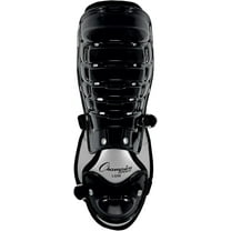 Champion Sports Universal 7.5" L Adjustable Batters Shin Guards with Wrap-Around Padding and Ankle/Foot Protector - Quick Release Buckles - Ages: Youth to Adult