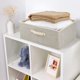 thumbnail image 3 of KIKIGOAL Juego de 4 Cubos de Almacenamiento de Tela Plegables, Cajas Organizadoras Lavable para Armarios, Estantes, Ropa, Juguetes, Guarder&iacute;a, 23L, 3 of 9