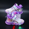 thumbnail image 1 of Girls Shoes With Lights, Mesh Breathable Sneaker Princess Shoes-Youyoupin, 1 of 4