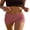 Red, variant on LMLYSoH Women's Fold Over Shorts Casual Slim Fit Stylish Striped Elastic Mid Rise Shorts