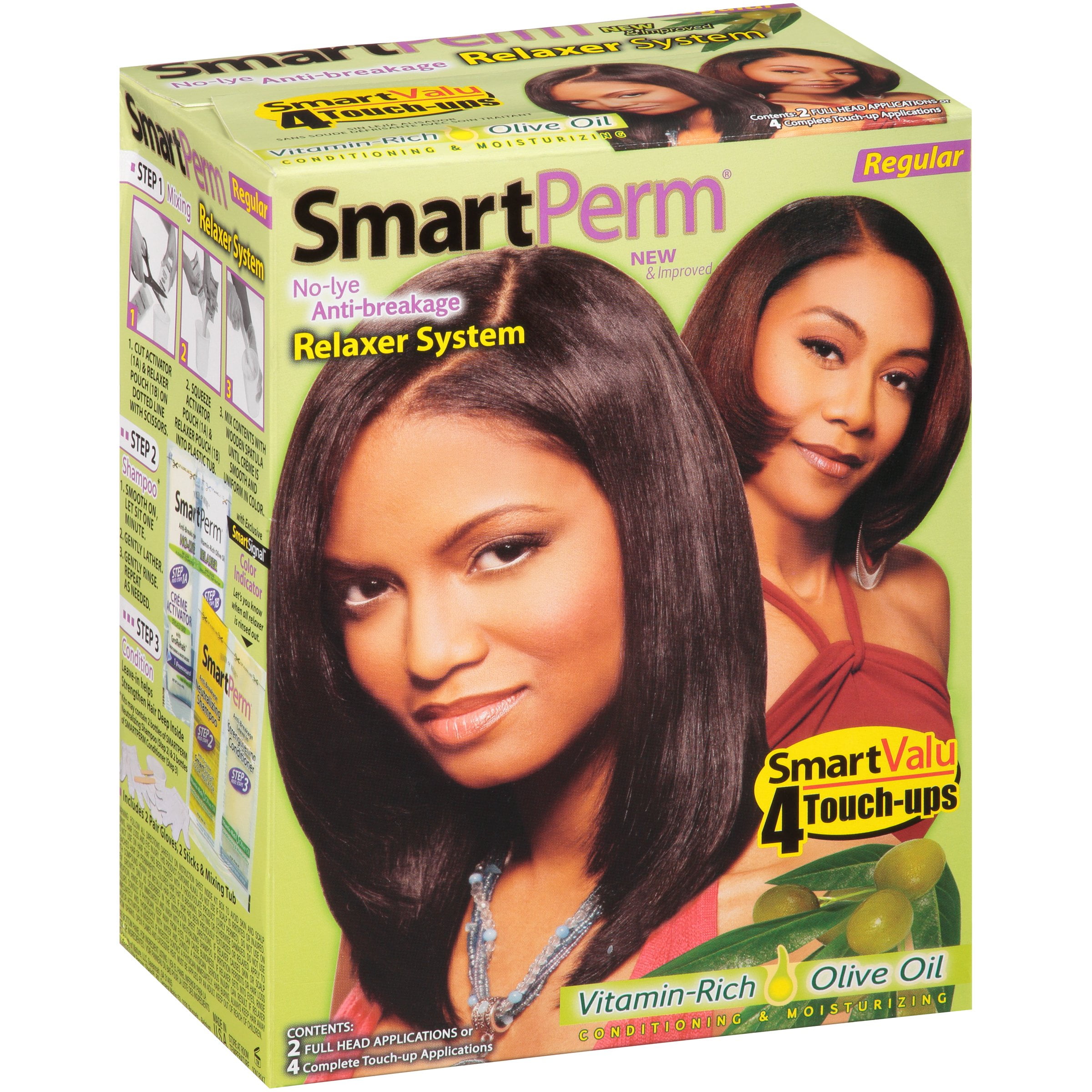 Smartperm Regular No Lye Anti Breakage Relaxer System Box