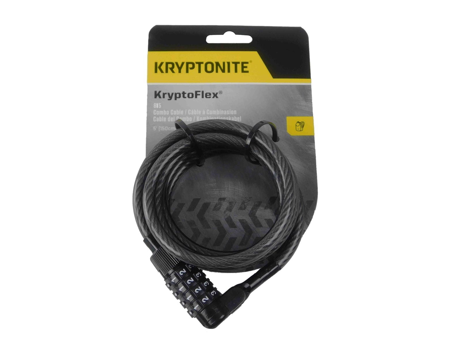 Kryptonite KryptoFlex 815 5 ft Combo Cable 2-pack