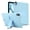 Blue, variant on DWaybox Case for iPad Air 11-Inch M4 2026 Model A3460, Premium Diamond Rhombus Quilted PU Leather Cover with Foldable Kickstand, Shock-Absorbing TPU Bumper & PC Back Shell -Pink