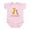 Petal Pink, variant on CafePress - Giraffe Little Sister Infant Bodysuit - Baby Light Bodysuit, Size Newborn - 24 Months