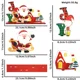 thumbnail image 3 of 2024 Christmas Wooden Ornaments Snowman Hut Wooden Plaque Terrace Santa Claus Tree Crafts Merry Christmas Decor for Home Xmas, 3 of 5