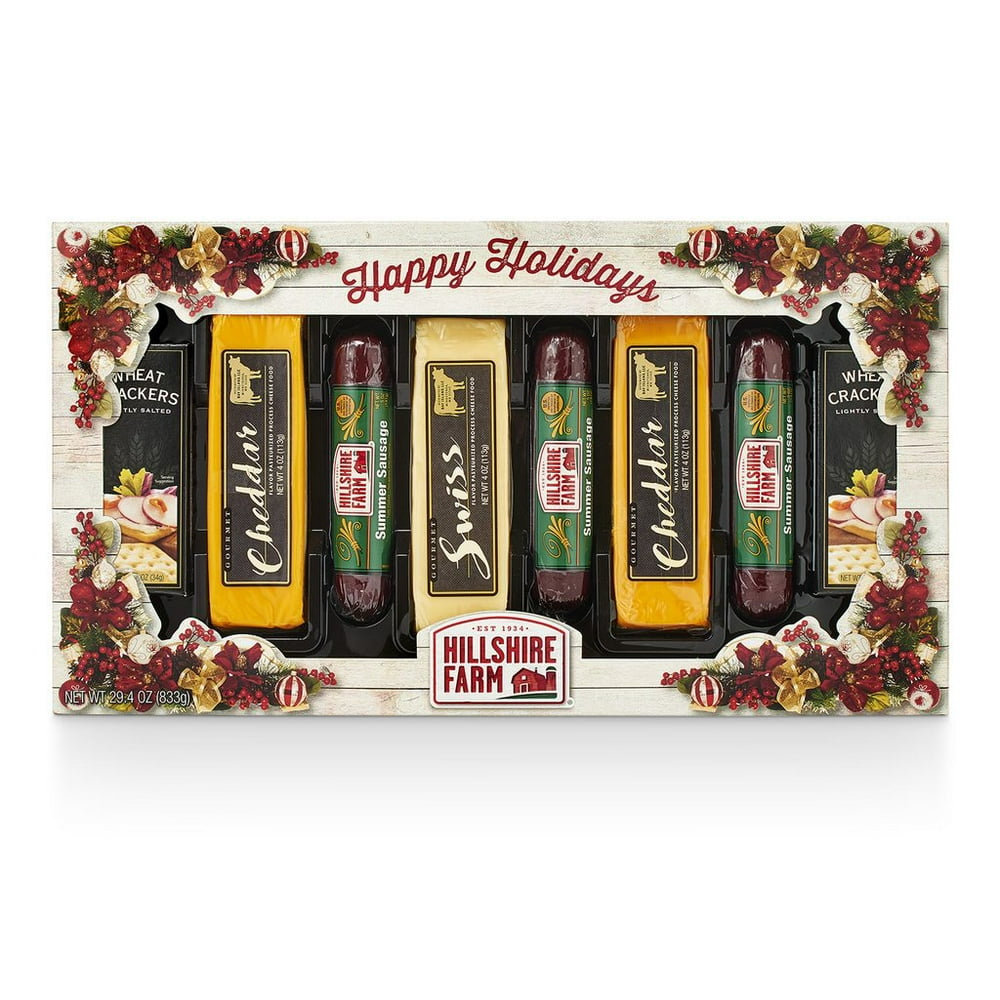 Hillshire Farm® Meat and Cheese Trio Boxed Holiday Gift Set, 29.4oz., 8 Piece