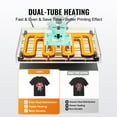 thumbnail image 3 of VEVOR Heat Press Machine 15x15 in Slide Out Heat Transfer Machine T-Shirts Green, 3 of 9