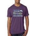 thumbnail image 1 of Wild Bobby, Sometimes It's A Fish Other Times It's A Buzz, Fishing, Men Premium Tri Blend Tee, Vintage Purple, Large, 1 of 4