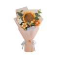 thumbnail image 2 of Flor de punto de ramo de crochet con bolsa de regalo tejida completa decoración del hogar flores preservadas de flores artificiales para el día de la amarillo, 2 of 8