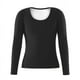 thumbnail image 1 of Women Seamless Sauna Suits Body Shaper Fitness Leggings Waist Trainer Slimming Shirts Shapewear SetsS, 1 of 5