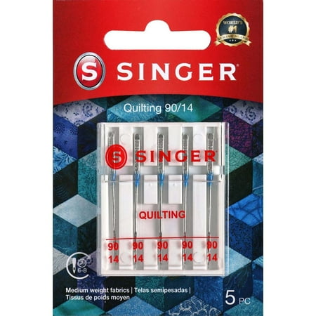 UPC: 0075691047146 | Singer Quilting Machine Needles 5/Pkg-Size 90