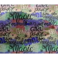 thumbnail image 5 of oneOone Viscose Chiffon Medium Purple Fabric Abstracts Fabric For Sewing Printed Craft Fabric By The Yard 42 Inch Wide, 5 of 5