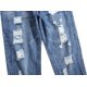 thumbnail image 5 of Vaqueros de mezclilla de pierna recta, ajustados, desgastados y desgastados para hombre, 5 of 5