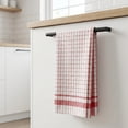thumbnail image 2 of Unique Bargains 2Pcs Plaid Absorbent Quick-Drying Kitchen Towels Red 28" x 16", 2 of 8