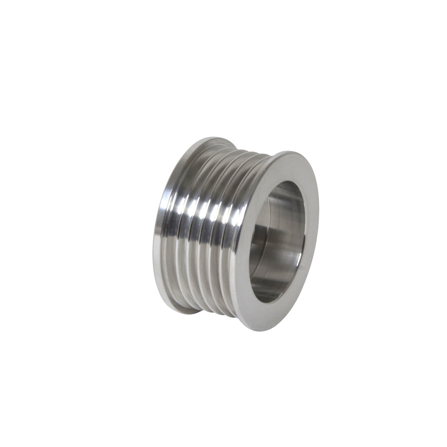 BBK 94-98 Mustang 3.8 V6 Underdrive Pulley Kit - Lightweight CNC Billet Aluminum (2pc) Fits select: 1994-1998 FORD MUSTANG