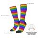 thumbnail image 4 of Balery Colorful Glitter Rainbow Calcetines novedosos Calcetines deportivos Calcetines hasta la rodilla Calcetines de algodón Calcetines originales y geniales, 4 of 6