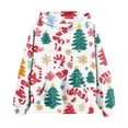 thumbnail image 4 of Pullover Hoodie with Festive Holiday Stocking and Gift Print for Children's Casual Long Sleeve Sweatshirt Comfortable Fit, 4 of 4