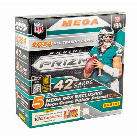 2024 Prizm Football Mega (Neon Green Pulsar Prizms)