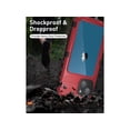 thumbnail image 3 of iPhone 13 Waterproof Metal Case with Built-in Screen Protector [15FT Military Grade Shockproof][IP68 Water Proof], Full Body Aluminum Protective Drop Protection Cover for iPhone 13 6.1 inch Red, 3 of 7
