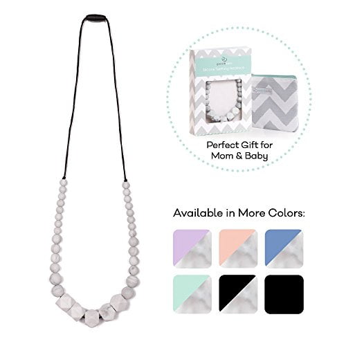 teething necklace for mom to wear